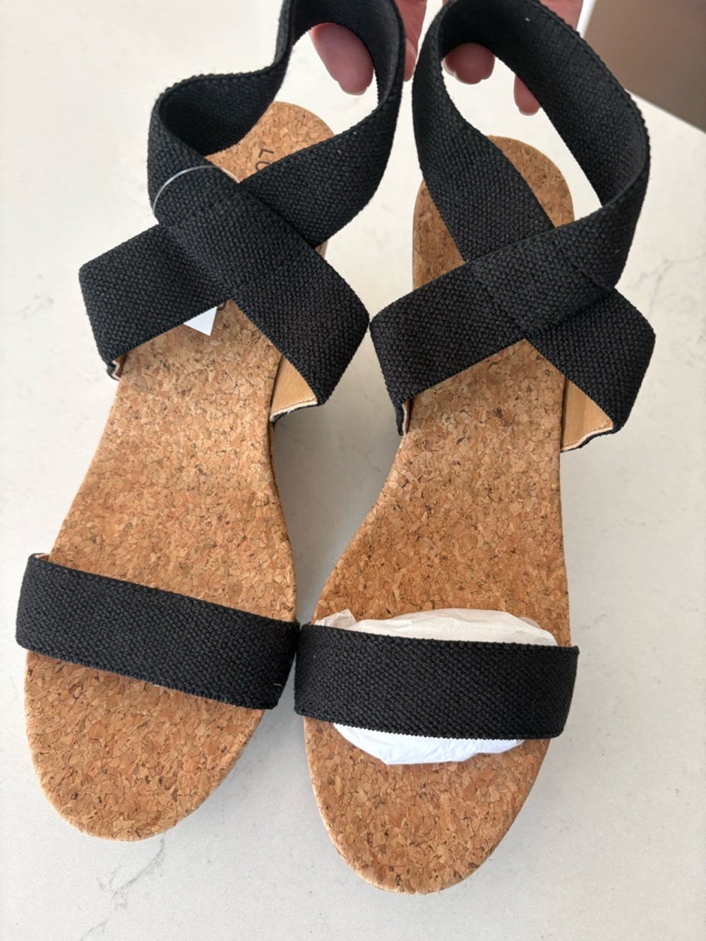 Lucky Brand NWOT Cork Wedges sz 10